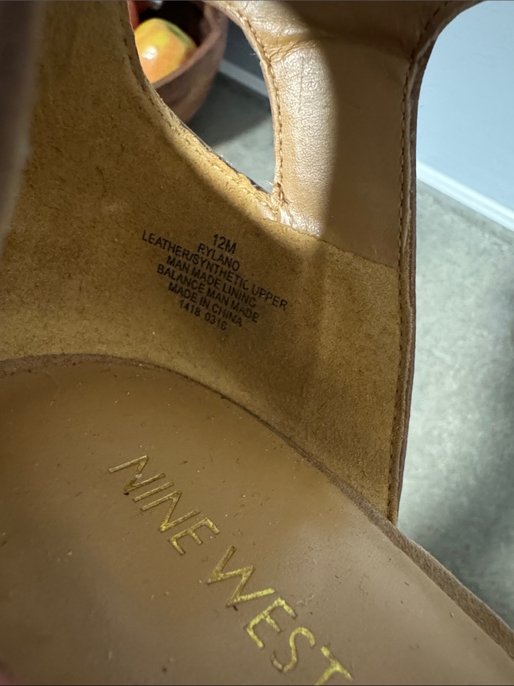 Nine West wedge sandals size 12 - Picture 8 of 8